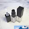 3.5 ml kare mini örnek dudak tüpleri diy plastik zarif kozmetik sıvı ruj lipgloss dudak dolgunlaştırıcı konteyner güzellik aracı