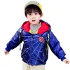 INS enfants garçons filles vers le bas manteau vestes d'hiver coréen à capuche blanc duvet de canard enfants décontracté fermeture éclair chaud garçon vêtements Outwear