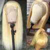 Ishow 13x4 Transparante Kant Front Pruik Menselijk Haar Volledige Kant Pruiken 13x1 Deel Blonde Kleur 613 Braziliaanse Lichaam Losse Diepe Wave Peruviaanse rechte 10-30 inch voor vrouwen