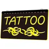 Ls0066 tattoo shop bar pub club lokken 3d gravure led licht teken groothandel retail