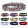 Diamond Stripes print dog collars Adjustable pin buckle Dogs Collars Rings harnesses charms Pet Supplies