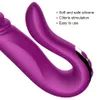 Dildo Vibratore Rotazione Telescopica Automatica Riscaldamento 10 Velocità Vibrazione G-spot Clitoride Massaggio Vaginale Giocattoli Del Sesso per Le Donne