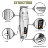 Rechargeable Kemei KM127 Affichage LCD 12W Motor Barber Haircut Clipper Hairdressing Styling Tools for Men4604916