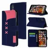 Per iphone x custodia xr xs max 6 7 8 plus s9 s10 portafoglio in pelle moda design creativo nodo colorato super sottile