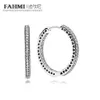 FAHMI 100% argent Sterling 1:1 Glamour 296319CZ Oorsieraden Harten Van boucle d'oreille originale femmes mariage mode bijoux cadeaux