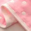 The latest 25X50CM size towel, pure cotton edging children jacquard six-layer gauze baby face towels, many styles to choose from