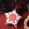 papier créatif chaud Boîte de bonbons de Noël Star Candy sac cadeau Pendentif Sacs de Noël Décorations de Noël 8style T2I51291