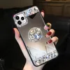 3D Acrílico Sunjolly Mirror Diamond Cases para IPhone14promax 14pro 14plus 14 13promax 13pro 13 12 11 Pro Max Xs Max XR 8/7Plus caso