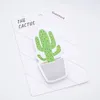 Adorável cactus bloco de notas pegajoso adesivo memorando livro nota papel n adesivos papelaria acessórios de escritório material escolar 8615887