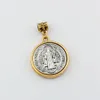 15pcs St Benedict Cross Medal Alloy 종교 매력 펜던트 팔찌 목걸이 DIY 액세서리 27.9x43mm A-557A1 만들기