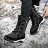 2020 Nuovo trekking di stivali a metàcalf per esterni in microfibra di moda stivali da donna scarpe da donna donna che esce inverno inverno donne peluche nevica