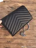 ファッション高級デザイナーハンドバッグ財布vフラップバッグチェーンショルダーバッグキャビア高品質本物のレザーキルティングトートバッグクラッチハンドバッグ