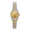 20 Style Casual Dress Mechanical Automatic Wristwatches Black Dial 26mm Steel Gold Ladies Armband Watch 179174294R