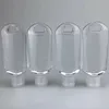 50ML Empty Alcohol Refillable Bottle With Keyring Hook Clear Transparent Hand Sanitizer Empty Bottle Portable Sanitizer Bottles BH2719 TQQ