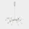 Nordic levou Candelabro Iluminação para Lamp Sala Quarto pendant Cozinha LED ramo de árvore 8/16/24/36 luzes interiores Luminária Preto