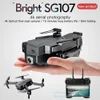 SG107 4K dubbele camera wifi fpv beginner drone kid speelgoed, optische flow positionering, hoogte houd, intelligent volgen, gebaar maken foto, 2-2