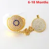 1 pc glam crystal clear bling pacifier silk Shimmer pacifier clip مجموعة فاخرة وهمي