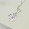 Couples colliers gravure pendentifs pas cher bijoux 925 argent 24K or chaînes colliers je t'aime soleil lune colliers