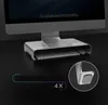 Supporto per monitor in alluminio Riser universale per computer Staffa da tavolo in legno Supporti per laptop per PC MacBook Notebook TV Home Office