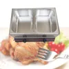 IRISLEE Friteuse Gaz Professionnel Inox Friteuse Mono-cuve Friteuse Français/Poulet Friteuse Equipement Restaurant/Cuisine