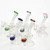 Hookahs Clear Glass beker Bongs Percolator Waterpijpen Tabakolie Dab Rigs Siliconen Handleidingen