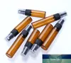 Amber Cam Sprey Şişesi Kozmetik Cilt Bakımı Atomizer Ilequid Sprey Doldurulabilir Şişe Için 3 ML 5 ML 10 ML Mini Seyahat Boyutu Konteyner SN731