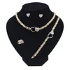 2 Sets Dubai jewelry set for women Necklaces Earrings 14K Gold Jewelry Sets women Wedding Jewelry earrings for women set2893990