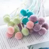 20st julinredning färgglada billy bollar naturligt torkad evighet craspedia buketter blomma för hem bröllop dekoration