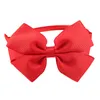 11 Pcslot Plain Satin Covered Hairbands With Ribbon B For Kids Girls Handmade Hard Bows Headbands Hair Accessories8863378
