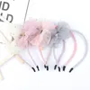 NCMAMA Hårtillbehör Koreanskt hårband för flickas paljettstjärna Organza Lace Hair Hoop Pannband Fashion Boutique Kids Headwear4821740