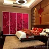 3D-Tapete, HD, rote Blume, Po-Wandbild, Wohnzimmer, Heimdekoration, Wandpapier, Papel de Parede, abstrakte Blumentapete257V3550121