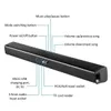 Wireless Bluetooth Soundbar Hi-Fi Speente estéreo Home Theater TV Strong Bass Sound Bar Subwoofer com sem controle remoto204s