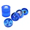 Top Quality 53MM Smoking Bear Grinders CNC Aluminum Tobacco Herb Grinder Spice Crusher 4 Piece with Pollen Catcher