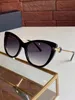 266s Occhiali da sole per gatti Black Goldgrey Lens gradiente 55mm Gafas de Sol Donne occhiali da sole Occola di moda Nuovi con scatola