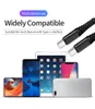 Cabos USB Tipo C para USB-C Cabo de carga rápido 60W para S10 Xiaomi Huawei tipo C 3A Cabo de carregamento rápido USBC Cord