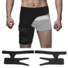 Man kompressionsband för höftlår med justerbar bandstödsuppfarna Braces Sciatica smärtlindring Wrap Free Ship