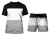 Tracksuit Mężczyzna 2020 Mężczyźni Odzież sportowa Zestaw Kamuflaż Lato 3D Drukuj Mężczyźni Spodenki + T Shirt Męski Zestawy Garnitur Plus Rozmiar 6XL