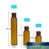 Bouteille d'huile essentielle, parfum liquide, bouchon doré, ambre, 3ML, 5ML, 10ML, à rouler