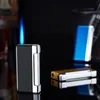 Cigarette Torch Lighter Press Ignition Jet Lighter Blue Flame Refillable Butane Gas Windproof Cigar Lighters13538914146942