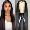 Long Glueless 13x4 Spets Front Human Hair Wigs Pre Plucked Brasilian Straight Frontal Wig For Black Women4695001