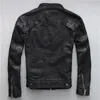 YOLANFAIRY Spring Autumn Men's Genuine Leather Jacket Short Slim Motocycle Jackets For Men Outerwear jaqueta de couro