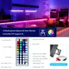 Colorrgb 5m 10m LED şerit ışığı RGB 5050 Esnek Şerit Fita LED Işık Şeridi RGB Bant Diyot Telefon Uygulaması Uzaktan Kontrol195S7740518
