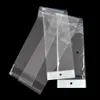 10.5x62cm Clear Opp Plastic Perruque Sac D'emballage Auto-adhésif long Transparent Poly Poly Emballage Sacs EXTENSION EXTRALAGE FAST