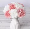 Fiori finti Peonia Simulazione che tiene fiori Real Touch Materiale Fiore artificiale Bouquet da sposa Forniture per feste 6 disegni BT235