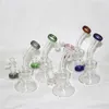 narghilè olio rig acqua bong 14,5 mm dab rig con quarzo banger bicchiere di vetro bong nettare di silicone