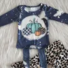 Nowy projekt Baby Girls Designer Butique Fall Stroje Halloween Dyni