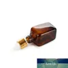 10ml 20ml 30ml Tipo múltiple CapsAmber Glass Essential Oil Bottle e Liquid Square Dropper Bottles