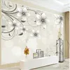 Photo wallpaper for walls 3 d for living room Dream flower wallpapers tv background wall decoration painting 3d wallpaper