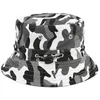 Basin Hat Fisherman Cap Travel Sunshade Caps Shading Tea Picking folded Hats Anti-sunburn Outdoor Canvas Camouflage Party Hats ZCGY56