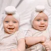 INS 18 Renkler Yeni Moda Doughnut saç bantlarında Elastik Pamuk Katı Renkler Saç aksesuarları Beanie Cap Çok renkli Bebek Anne Aile Şapka